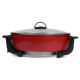 1800W Electric Hot Pot Dual Sided / Divider Non-Stick Smokeless Barbecue Pan