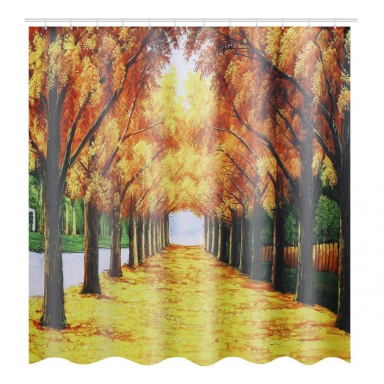 180X180CM Forest Waterproof Shower Curtain Bathroom Toilet Lid Seat Cover Bath Mat Pad Set 180X180CM Forest Waterproof Shower Curtain Bathroom Toilet Lid Seat Cover Bath Mat Pad Set
