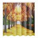 180X180CM Forest Waterproof Shower Curtain Bathroom Toilet Lid Seat Cover Bath Mat Pad Set