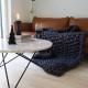 180x120cm Warm Hand Chunky Knitted Blankets Thick Yarn Wool Sofa Bed