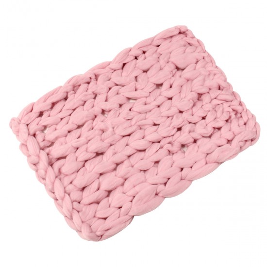 180x120cm Warm Hand Chunky Knitted Blankets Thick Yarn Wool Sofa Bed 180x120cm Warm Hand Chunky Knitted Blankets Thick Yarn Wool Sofa Bed