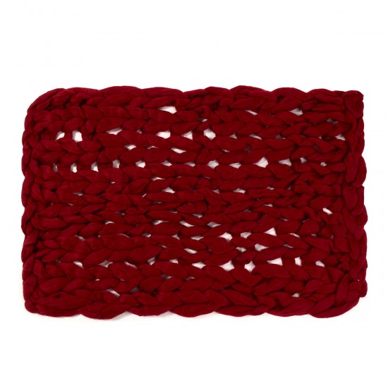 180x120cm Warm Hand Chunky Knitted Blankets Thick Yarn Wool Sofa Bed 180x120cm Warm Hand Chunky Knitted Blankets Thick Yarn Wool Sofa Bed