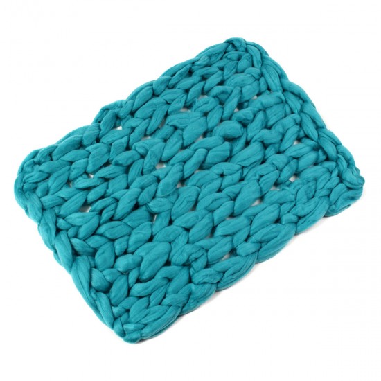 180x120cm Warm Hand Chunky Knitted Blankets Thick Yarn Wool Sofa Bed 180x120cm Warm Hand Chunky Knitted Blankets Thick Yarn Wool Sofa Bed