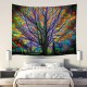 180x180cm Colorful Tree Leaves Waterproof Bathroom Shower Curtain w/ 12 Hooks 180x180cm Colorful Tree Leaves Waterproof Bathroom Shower Curtain w/ 12 Hooks