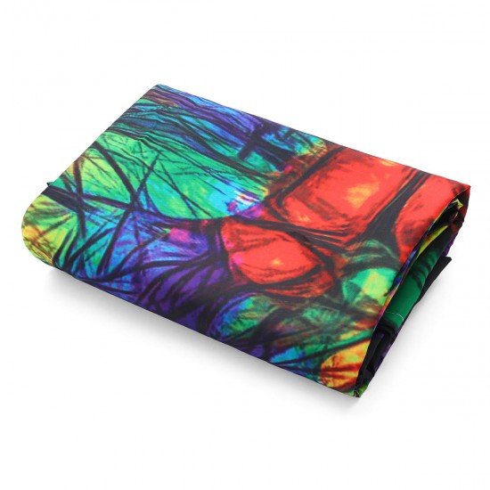 180x180cm Colorful Tree Leaves Waterproof Bathroom Shower Curtain w/ 12 Hooks 180x180cm Colorful Tree Leaves Waterproof Bathroom Shower Curtain w/ 12 Hooks