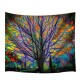 180x180cm Colorful Tree Leaves Waterproof Bathroom Shower Curtain w/ 12 Hooks 180x180cm Colorful Tree Leaves Waterproof Bathroom Shower Curtain w/ 12 Hooks