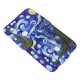 180x180cm The Starry Night Pattern Bathroom Waterroof Shower Curtains Toliet Mat 12 Hooks