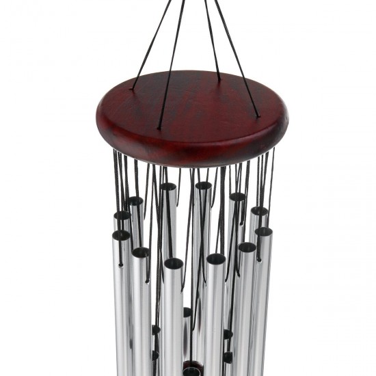 18/27 Tubes Hanging Wind Chimes Wood Metal for Home Yard Garden Decoration Gift 18/27 Tubes Hanging Wind Chimes Wood Metal for Home Yard Garden Decoration Gift