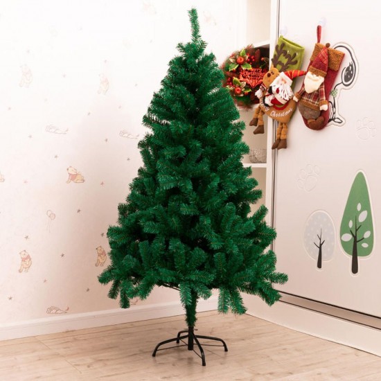 1.8m Green Christmas Tree 570t PVC Leaf Removable Mini Artificial Christmas Tree Decorations Christmas Tree Decoration Xmas Tree