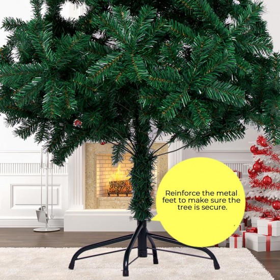 1.8m Green Christmas Tree 570t PVC Leaf Removable Mini Artificial Christmas Tree Decorations Christmas Tree Decoration Xmas Tree 1.8m Green Christmas Tree 570t PVC Leaf Removable Mini Artificial Christmas Tree Decorations Christmas Tree Decoration Xmas Tree