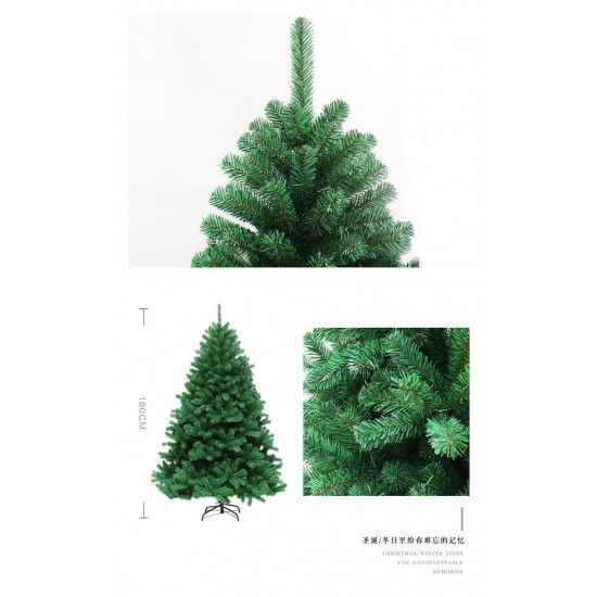 1.8m/6FT Christmas Tree Decorations for Home Mall Business Used PVC