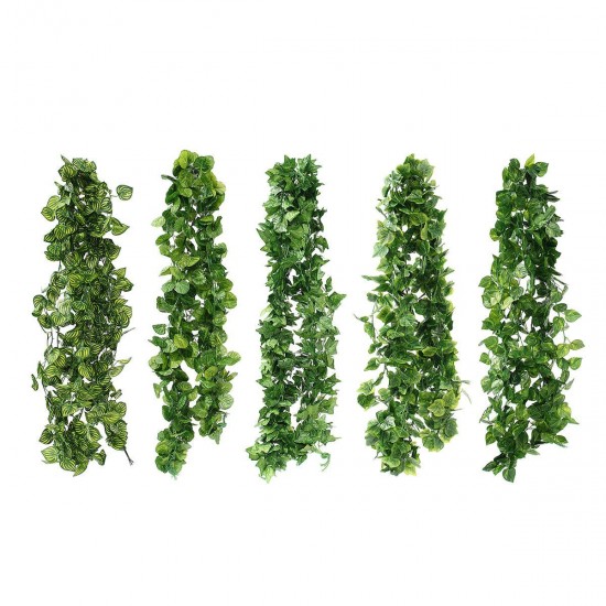198cm Artificial Ivy Leaf Vine Foliage Green Hanging Garland Plant Home Wedding Decorations 198cm Artificial Ivy Leaf Vine Foliage Green Hanging Garland Plant Home Wedding Decorations