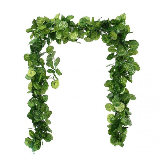 198cm Artificial Ivy Leaf Vine Foliage Green Hanging Garland Plant Home Wedding Decorations