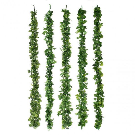 198cm Artificial Ivy Leaf Vine Foliage Green Hanging Garland Plant Home Wedding Decorations 198cm Artificial Ivy Leaf Vine Foliage Green Hanging Garland Plant Home Wedding Decorations