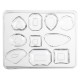 198pcs Silicone Mold Making Jewelry Pendant DIY Resin Casting Craft Tool Kit 198pcs Silicone Mold Making Jewelry Pendant DIY Resin Casting Craft Tool Kit