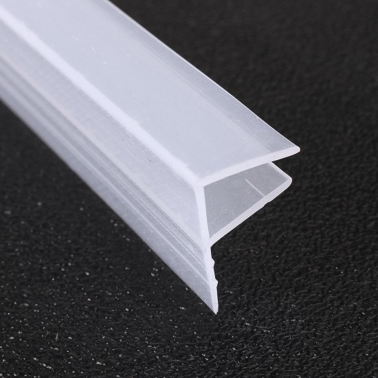 1M F-Shape Bath Shower Screen Door Window Water Sealing Strip Straight 6/8/10/12mm