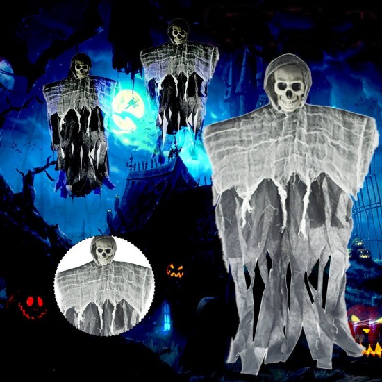 1PCS 70x45cm Halloween Skull Hanging Ghost Props Decoration Props