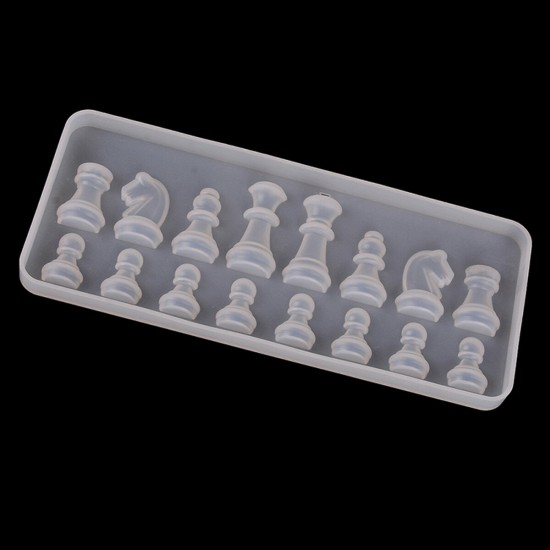 1PCS Crystal Chess Silicone Mold for DIY Ornament Resin Casting Craft Mould Tool 1PCS Crystal Chess Silicone Mold for DIY Ornament Resin Casting Craft Mould Tool