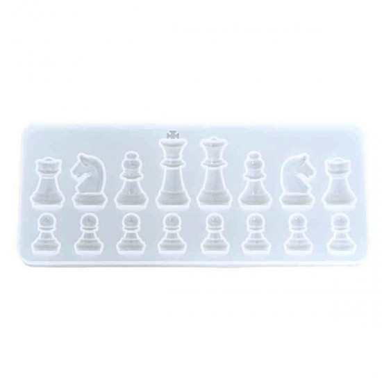 1PCS Crystal Chess Silicone Mold for DIY Ornament Resin Casting Craft Mould Tool 1PCS Crystal Chess Silicone Mold for DIY Ornament Resin Casting Craft Mould Tool
