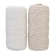 1mmx400m Beige White Woven Cotton Rope Braided Wire