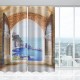 2 Panel 3D Pringting Blackout Window Curtains Screens Thermal Drapes For Study Room Bedroom