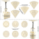 2 Sets Mooncake Pastry Press Mold DIY Hand Flower Pattern Mould 50g w/11 Stamps Round Triangle 2 Sets Mooncake Pastry Press Mold DIY Hand Flower Pattern Mould 50g w/11 Stamps Round Triangle