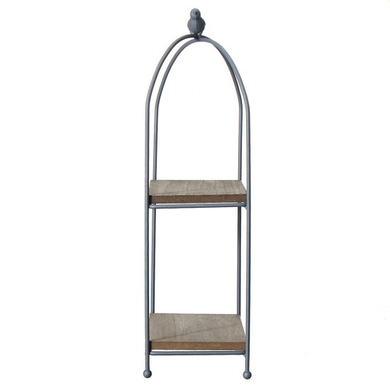 2 Tier Plant Stand Metal Flower Pot Garden Shelf Display Rack Outdoor Indoor 2 Tier Plant Stand Metal Flower Pot Garden Shelf Display Rack Outdoor Indoor