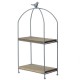 2 Tier Plant Stand Metal Flower Pot Garden Shelf Display Rack Outdoor Indoor 2 Tier Plant Stand Metal Flower Pot Garden Shelf Display Rack Outdoor Indoor