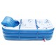 2 in 1 165*85*45cm Inflatable Adult PVC Warm Bath Bathtub Foldable Indoor SPA Bathroom Tub