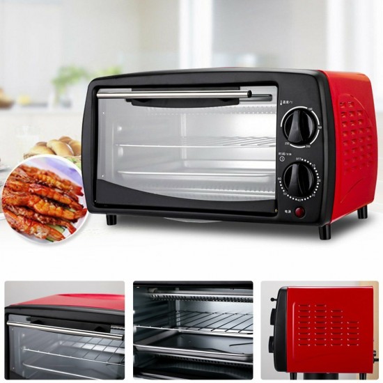 2000W Convection Electric Toaster Oven 12L Countertop Bake Broil Toast Pizza