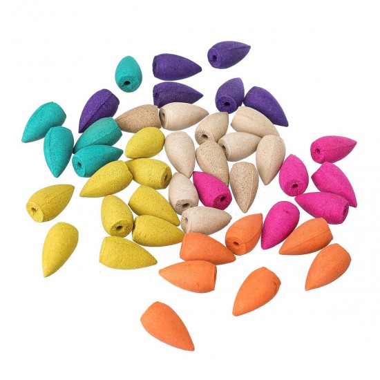 200Pcs/Box Backflow Incense Cones Waterfall Incense 8 Mixed Natural Cones Home Furnace Burner Fragrant Incense 200Pcs/Box Backflow Incense Cones Waterfall Incense 8 Mixed Natural Cones Home Furnace Burner Fragrant Incense