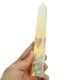 200mm Natural Asian Rare Citrine Quartz Crystal Hexagonal Wand Point Healing Decorations Gift