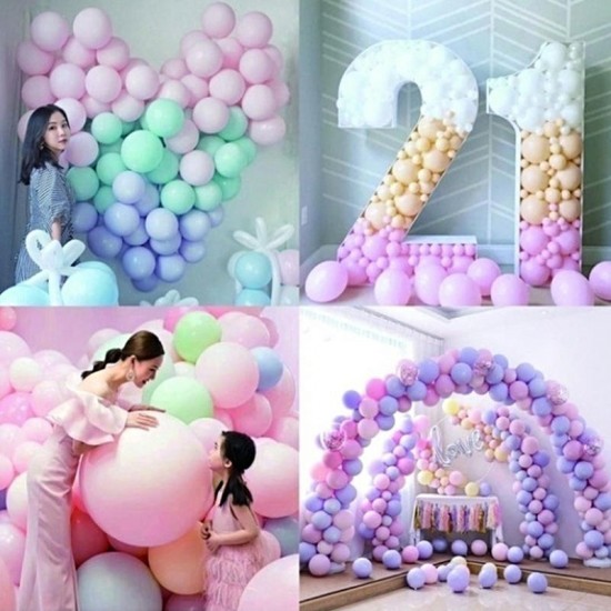 200pcs Mini Pastel Latex Balloons Birthday Party Wedding Bridal Anniversary Decorations