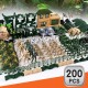 200pcs/300pcs Army Soldier Military Model DIY War Scene Kids Toys