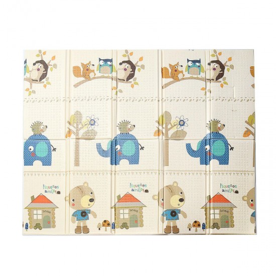 200x180cm 2 Sides Baby Crawling Thick Play Cover Mat Folding Rug Floor Carpet 200x180cm 2 Sides Baby Crawling Thick Play Cover Mat Folding Rug Floor Carpet