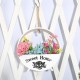 20/25cm Flower Pot House Garden Plant Holder Hanger Wall Hanging Rope Basket