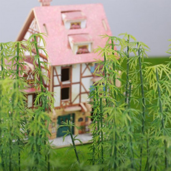 20Pcs HO/OO Scale Model Bamboo Tree for Building Street Scene Layout Architecture Decorations