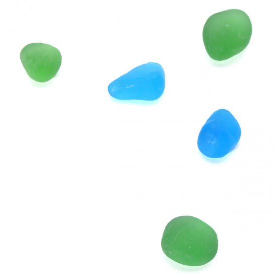 20Pcs Sea Beach Glass Beads Jewelry Vase Aquarium Fish Tank Decorations 12-18mm 20Pcs Sea Beach Glass Beads Jewelry Vase Aquarium Fish Tank Decorations 12-18mm