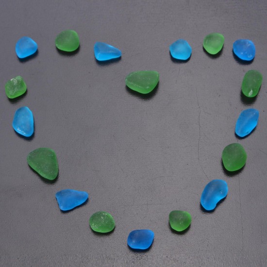 20Pcs Sea Beach Glass Beads Jewelry Vase Aquarium Fish Tank Decorations 12-18mm 20Pcs Sea Beach Glass Beads Jewelry Vase Aquarium Fish Tank Decorations 12-18mm