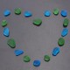 20Pcs Sea Beach Glass Beads Jewelry Vase Aquarium Fish Tank Decorations 12-18mm