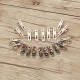 20Pcs Stainless Steel Clothes Pegs Hanging Pins Laundry Household Clamps Clamping Tools