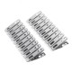 20Pcs Stainless Steel Clothes Pegs Hanging Pins Laundry Household Clamps Clamping Tools 20Pcs Stainless Steel Clothes Pegs Hanging Pins Laundry Household Clamps Clamping Tools