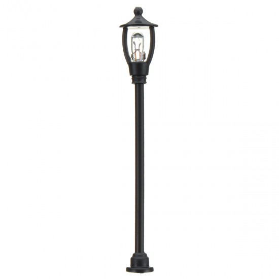 20Pcs/Set 1:100 Scale Single Head Garden Park Street Light Model Lamppost Lamp