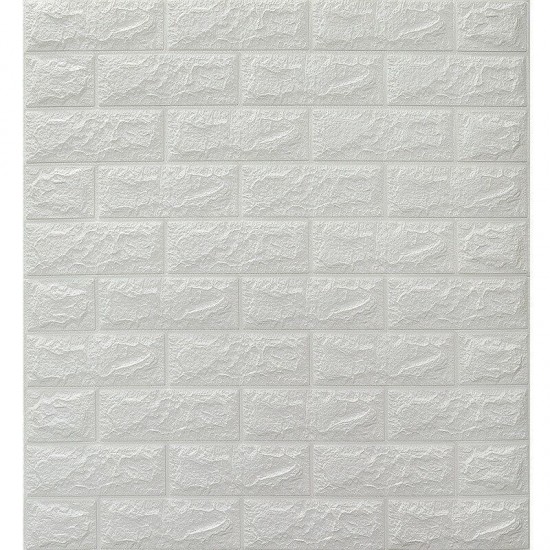 20Pcs/Set 3D Brick Wall Sticker Self-adhesive Panel Decal Waterproof PE Foam Wallpaper for TV Walls Sofa Background Wall Decor 20Pcs/Set 3D Brick Wall Sticker Self-adhesive Panel Decal Waterproof PE Foam Wallpaper for TV Walls Sofa Background Wall Decor