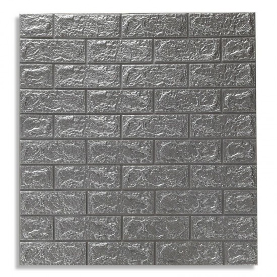 20Pcs/Set 3D Brick Wall Sticker Self-adhesive Panel Decal Waterproof PE Foam Wallpaper for TV Walls Sofa Background Wall Decor 20Pcs/Set 3D Brick Wall Sticker Self-adhesive Panel Decal Waterproof PE Foam Wallpaper for TV Walls Sofa Background Wall Decor