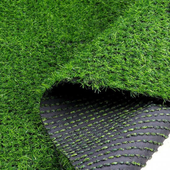 20mm Artificial Grass Mat Lawn Synthetic Green Yard Garden Indoor Outdoor
