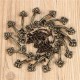 20pcs 4.8x1.5cm Cabinet Handles Knobs Bronze Charm Connectors With Screws 20pcs 4.8x1.5cm Cabinet Handles Knobs Bronze Charm Connectors With Screws