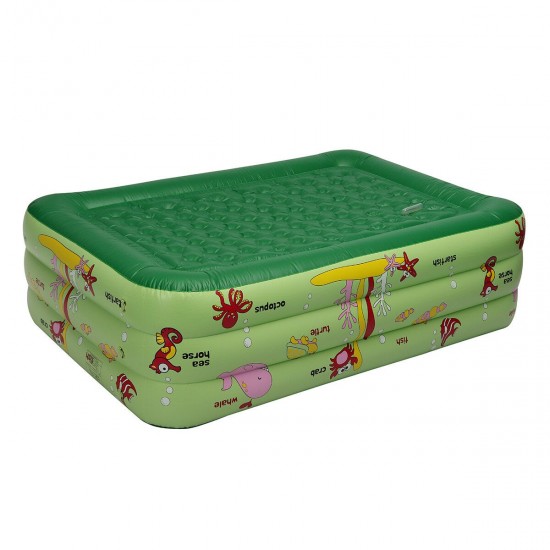 210*145*65CM Kids Family Inflatable Swimming Pool Backyard Outdoor Water Playing Pool 210*145*65CM Kids Family Inflatable Swimming Pool Backyard Outdoor Water Playing Pool