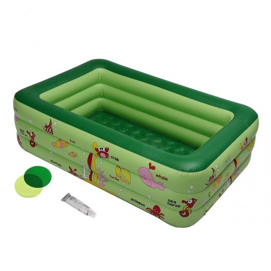 210*145*65CM Kids Family Inflatable Swimming Pool Backyard Outdoor Water Playing Pool 210*145*65CM Kids Family Inflatable Swimming Pool Backyard Outdoor Water Playing Pool