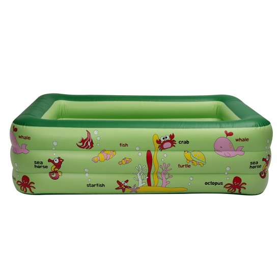 210*145*65CM Kids Family Inflatable Swimming Pool Backyard Outdoor Water Playing Pool 210*145*65CM Kids Family Inflatable Swimming Pool Backyard Outdoor Water Playing Pool